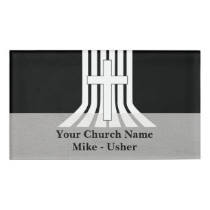 Jr Usher 1 X 3" Name Tag, (3 Pack) - Quality Badges