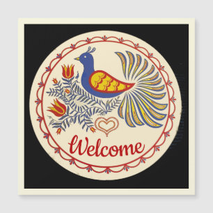 welcome Bluebird Hex Sign