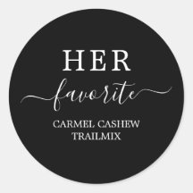 "Welcome Box Sticker- Her Favorite"