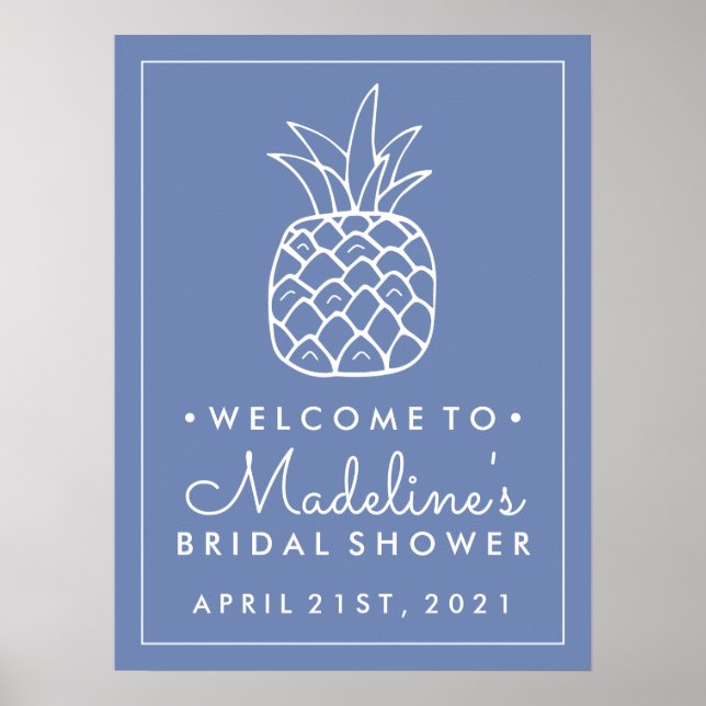 Welcome | Bridal Shower Poster (Front)