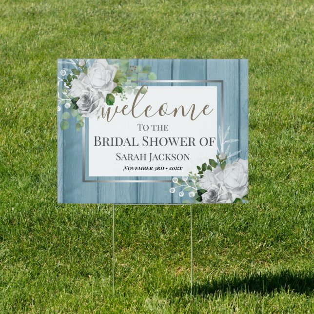 Welcome Bridal Shower Yard Sign (Insitu)