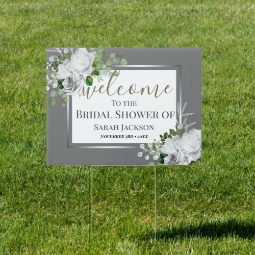 Welcome Bridal Shower Yard Sign