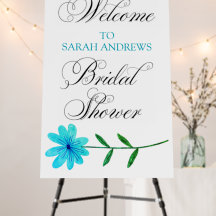 Welcome bridall shower sign personalized