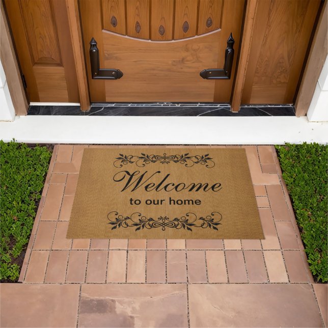 Welcome - Burlap Doormat (Outdoor)