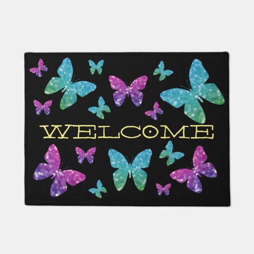 Welcome Butterflies Doormat