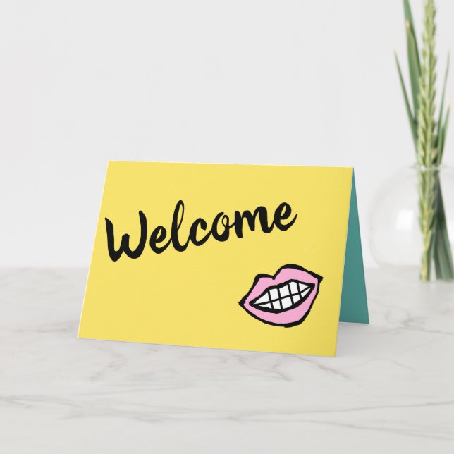 Welcome Card (Front)