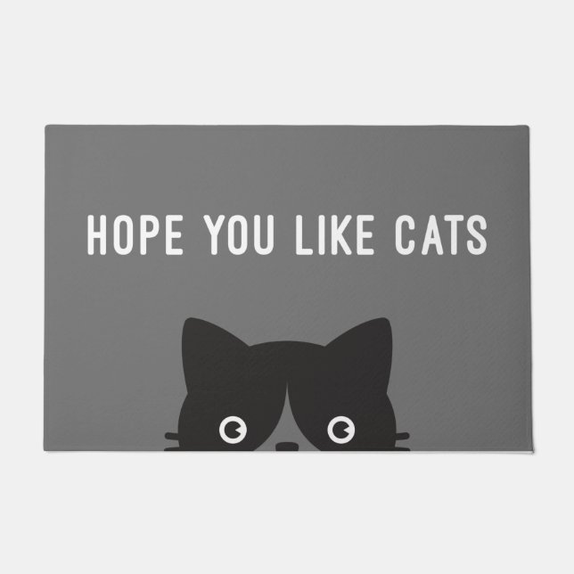 Welcome Cat Doormat (Front)