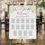 Welcome! Champagne Roses 14 Table Seating Chart Foam Board