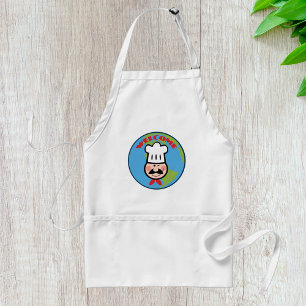 Welcome Chef Cute Cartoon Cook Adult Apron