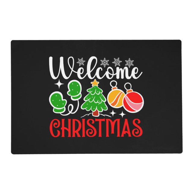Welcome Christmas-23758  Placemat (Front)