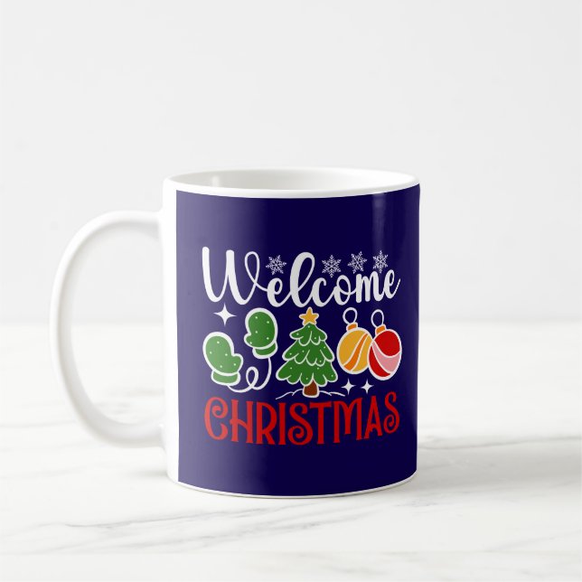 Welcome Christmas-63758 Coffee Mug (Left)