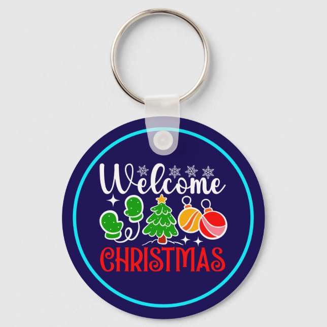 Welcome Christmas-63758 Keychain (Front)