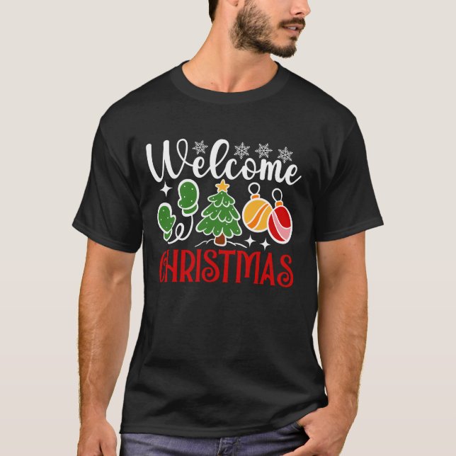 Welcome Christmas-63758 T-Shirt (Front)