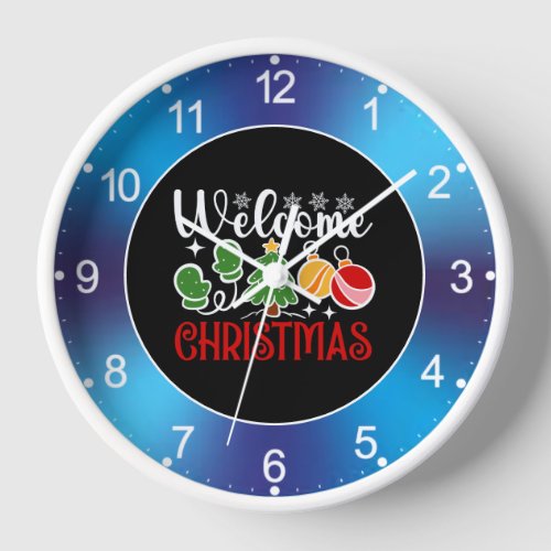 Welcome Christmas Clock