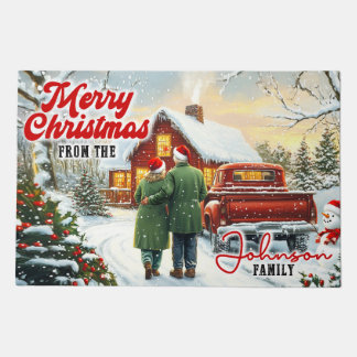 Welcome Christmas Doormat – Festive Holiday Welcom