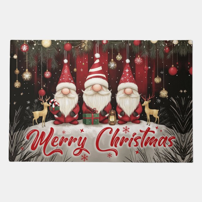 Welcome Christmas Doormat – Festive Holiday Welcom (Front)