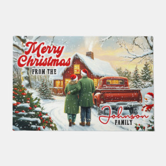 Welcome Christmas Doormat – Festive Holiday Welcom
