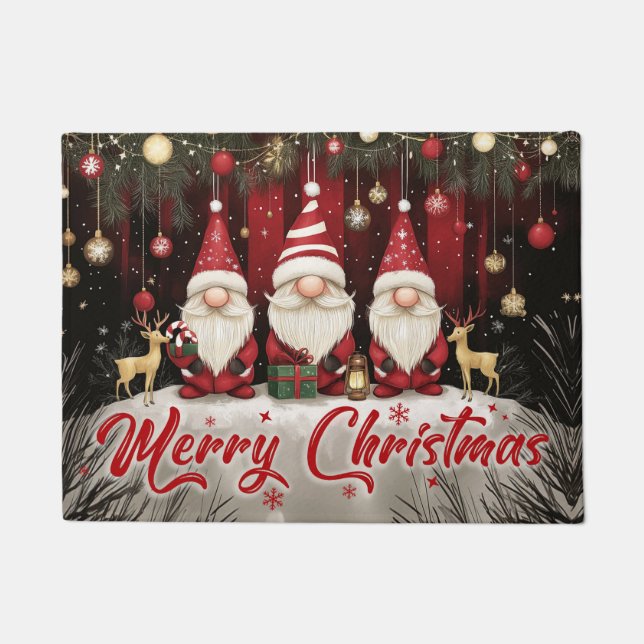 Welcome Christmas Doormat – Festive Holiday Welcom (Front)
