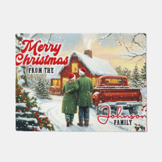 Welcome Christmas Doormat – Festive Holiday Welcom