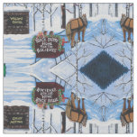 Welcome Christmas Fabric