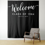 Welcome Class Reunion Photo Booth Backdrop Banner at Zazzle