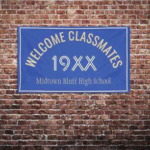 Welcome Classmates Class reunion banner