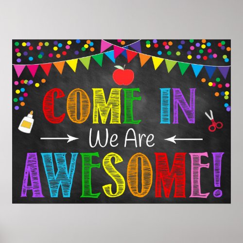 Welcome Classroom Poster