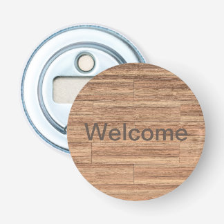 Welcome color wood art bottle opener