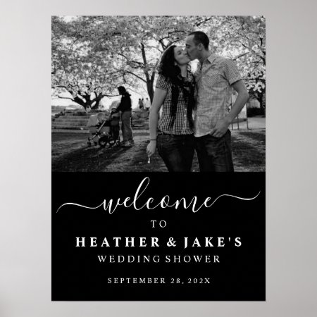Welcome Couple's Photo Shower Digital Or Poster