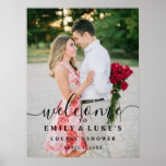 Welcome Couple&#39;s Shower Photo Digital Or Poster at Zazzle