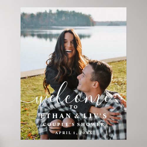 Welcome Couples Shower Photo Digital or Poster