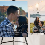 Welcome Couple&#39;s Shower Photo Double-sided Wedding Foam Board at Zazzle