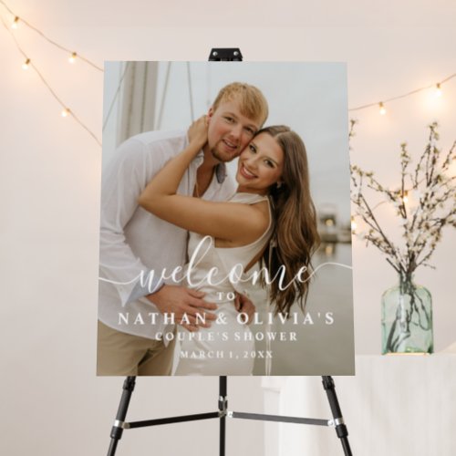 Welcome Couples Shower Photo Wedding Sign