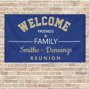 Welcome! Custome Family reunion banner