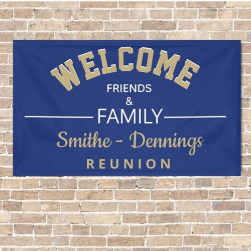 Welcome! Custome Family reunion banner