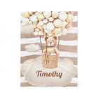Welcome Cute Bear Baby Blanket