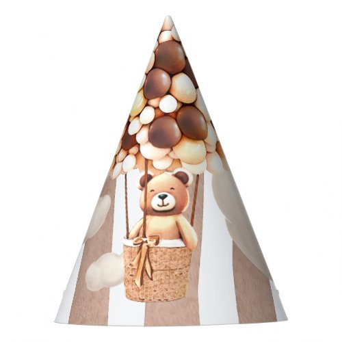 Welcome Cute Bear Baby Shower Party Hat