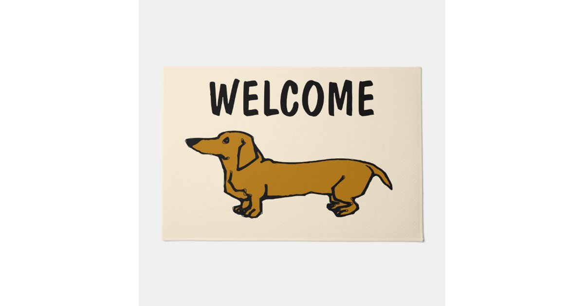 Dachshund Wiener Dog Bath Mat Dog Door Mat Floor Mats 