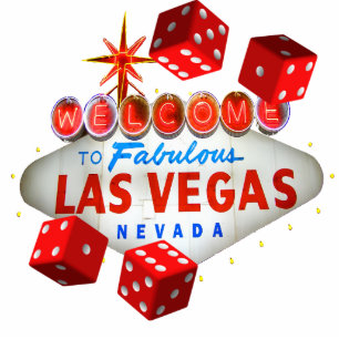 Welcome Dice Las Vegas Photo Sculpture