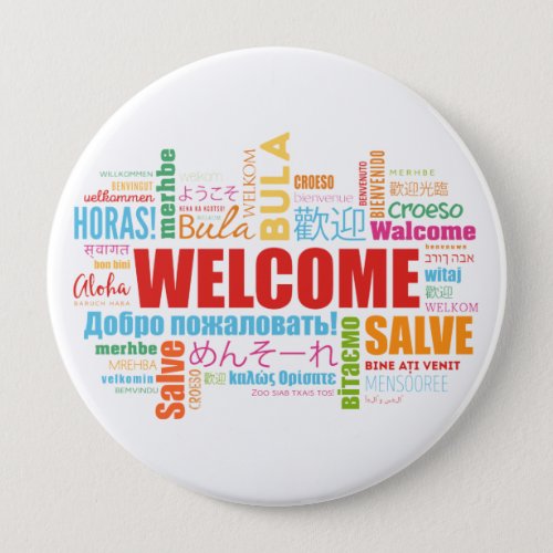 Welcome Different Languages Button