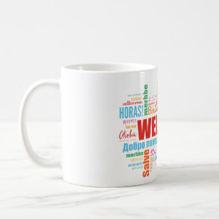 Welcome phrase in different languages Coffee Mug for Sale by brunohurt