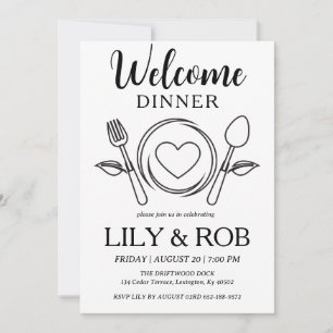 welcome dinner invitation