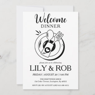 welcome dinner invitation