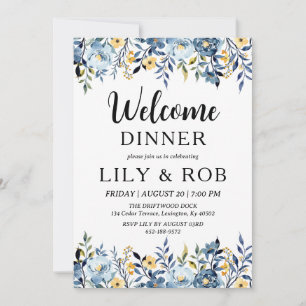 welcome dinner invitation