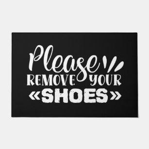 Wholesale Please Remove Your Shoes Doormat Embossed - Door Mates -  Fieldfolio