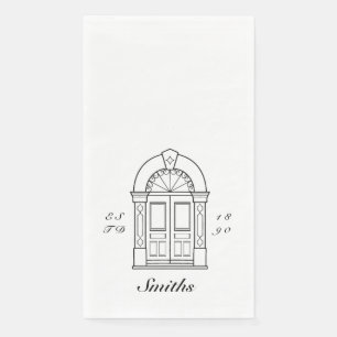 Welcome Door Paper Guest Towels