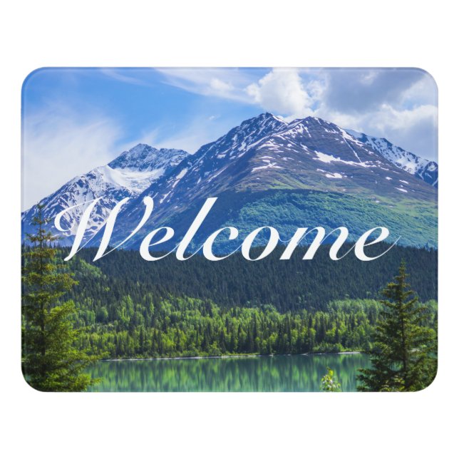 Welcome Door Sign (Contemporary Front)