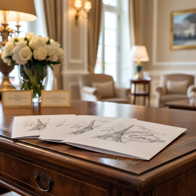 Welcome - Eiffel tower Pocket Folder (Creator Uploaded)