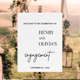 Welcome Engagement Party Sign Engagement Party
