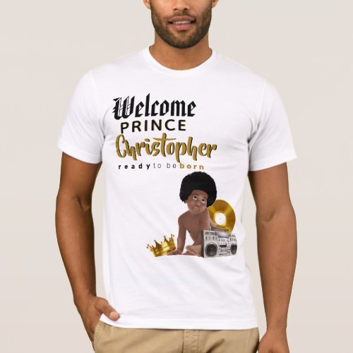 Welcome Ethnic Afro Prince Royal Hip Hop T_Shirt